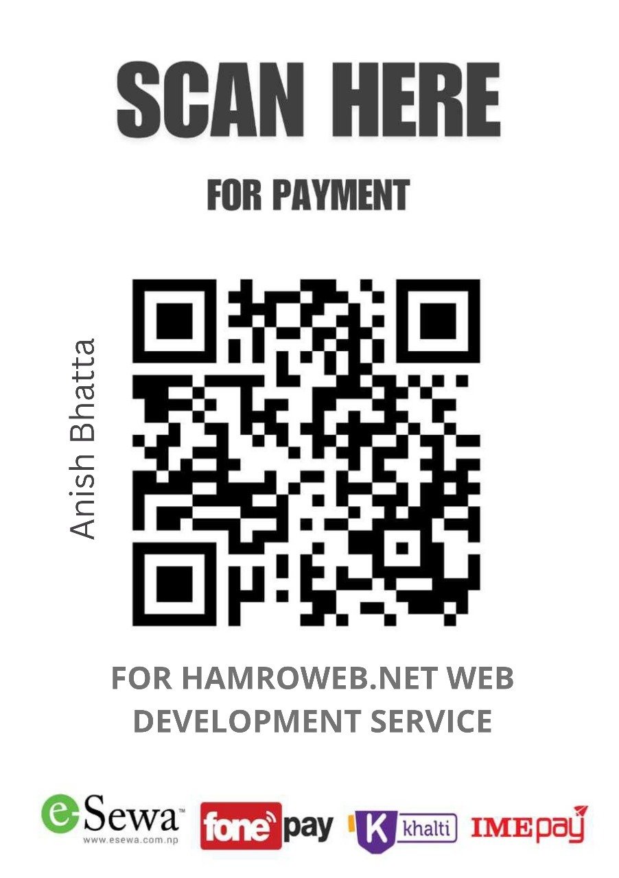 Scan this QR to pay